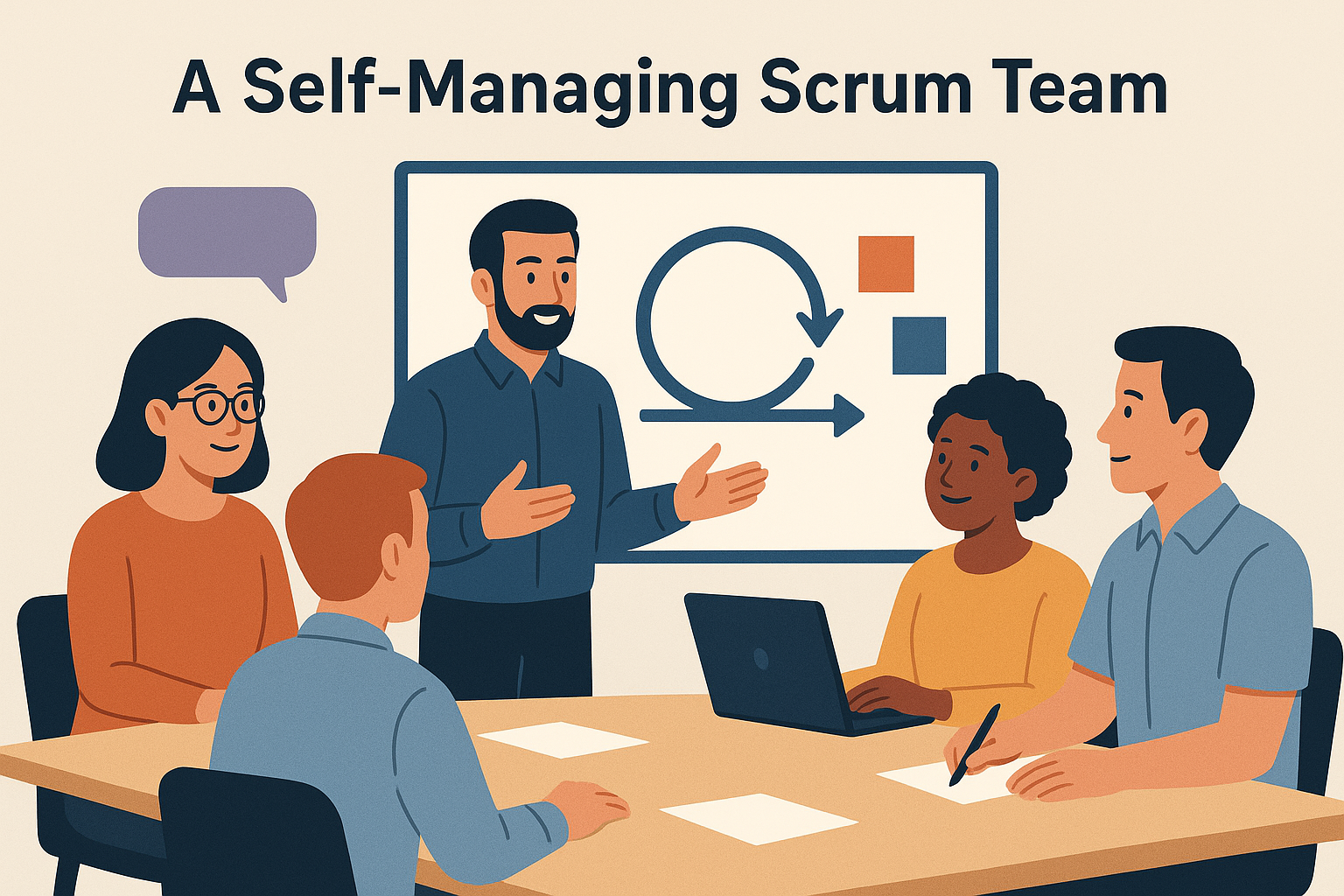 self managing scrum team agilethinking.pro